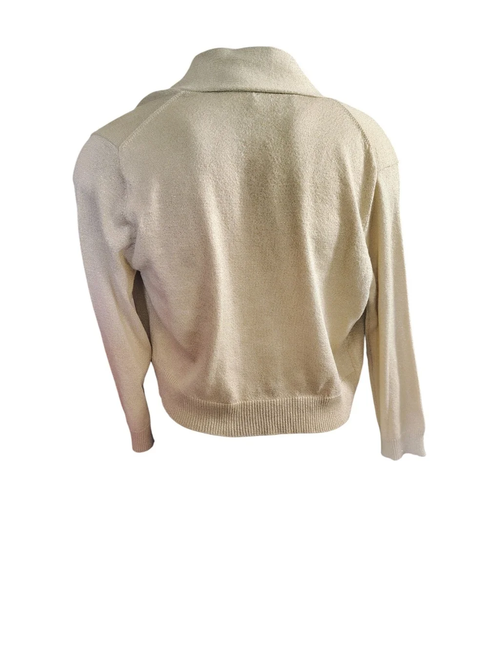 Calvin Klein Light Beige Open Front Cardigan